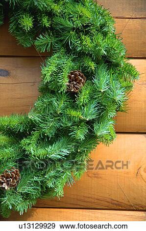 A Christmas wreath View Large Photo Image Stock Photo - A Christmas wreath. Fotosearch