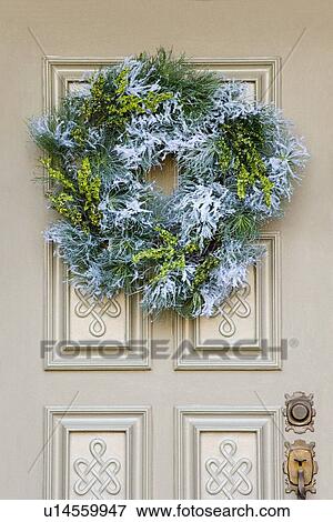A Christmas wreath View Large Photo Image Stock Photo - A Christmas wreath. Fotosearch