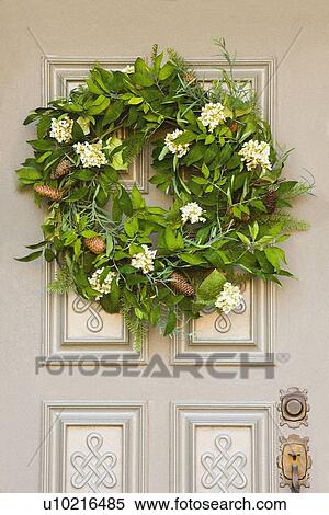 A Christmas wreath View Large Photo Image Stock Photography - A Christmas wreath. Fotosearch