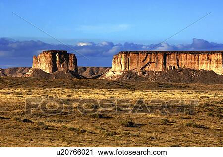 Stock Image - A dry landscape. Fotosearch