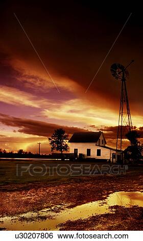 Stock Photograph - A farm house. Fotosearch