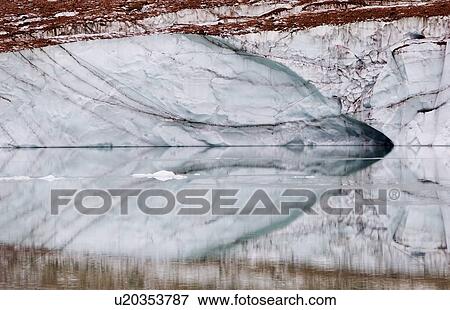 A glacier View Large Photo Image Stock Photo - A glacier. Fotosearch