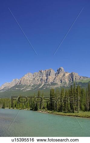 Stock Photograph - A mountain lake. Fotosearch