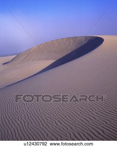 Stock Image - A perfectly formed sand dune. Fotosearch