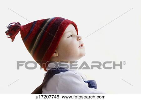 Stock Photography - Child with hat. Fotosearch