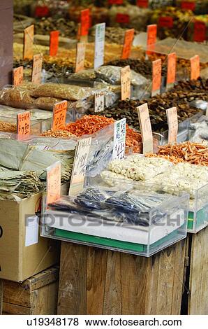 Chinese Food Market View Large Photo Image Stock Photo - Chinese Food Market. Fotosearch