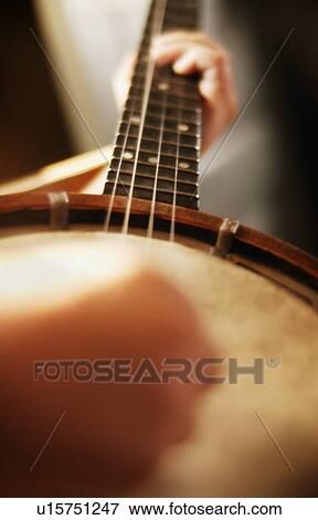 Close-up of a Banjo View Large Photo Image Stock Photo - Close-up of a Banjo. Fotosearch
