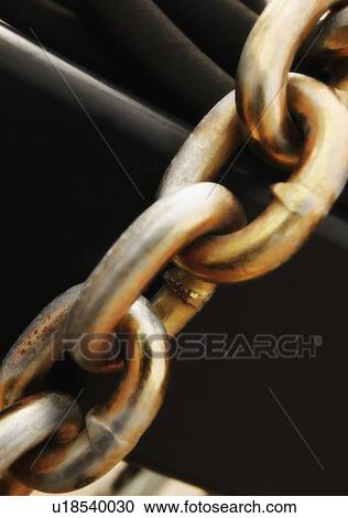 Closeup of chain View Large Photo Image Stock Image - Closeup of chain. Fotosearch