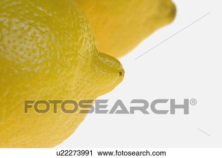 Stock Image - Closeup of lemons. Fotosearch
