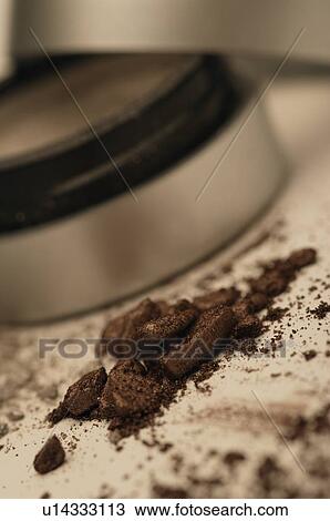 Stock Image - Closeup of powder. Fotosearch