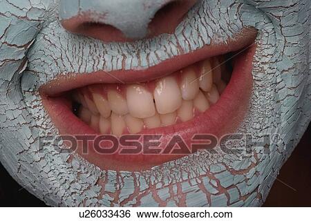 Stock Photograph - Closeup of woman's mouth. Fotosearch