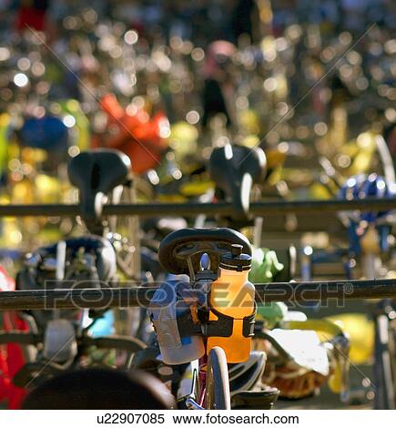 Stock Photography - Collection of bikes for racing. Fotosearch