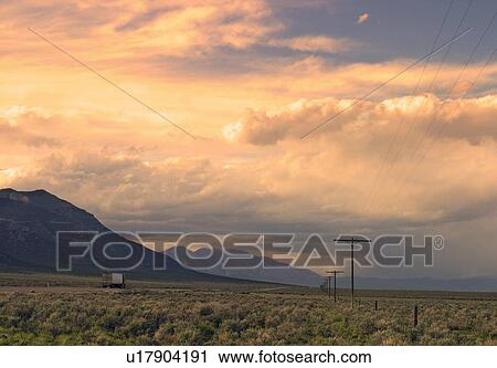 Stock Image - Desert landscape. Fotosearch