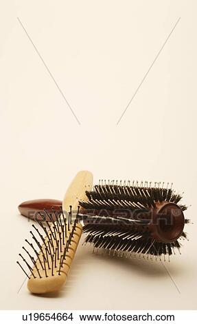 Picture - Hair brushes. Fotosearch