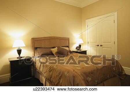 Inside a bedroom View Large Photo Image Picture - Inside a bedroom. Fotosearch