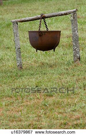 Stock Photo - Large cooking pot. Fotosearch