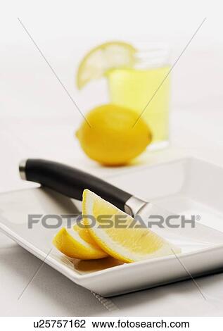 Stock Image - Lemon slices. Fotosearch