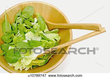 Mixed greens salad View Large Photo Image Stock Photo - Mixed greens salad. Fotosearch