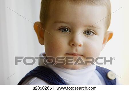 Stock Image - Portrait of a toddler. Fotosearch