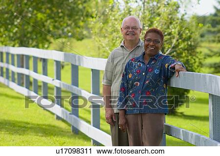 Stock Image - Portrait of couple. Fotosearch