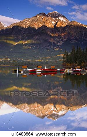 Pyramid Lake Jasper, Alberta, Canada View Large Photo Image Picture - Pyramid Lake Jasper, Alberta, Canada. Fotosearch