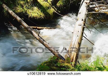 Rapid moving water View Large Photo Image Stock Photo - Rapid moving water. Fotosearch