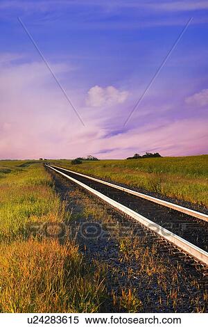 Rural train track View Large Photo Image Stock Photography - Rural train track. Fotosearch