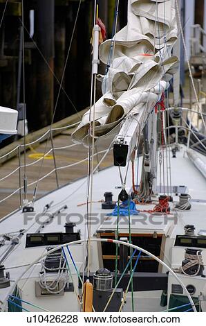Stock Photo - Sail of sailboat. Fotosearch