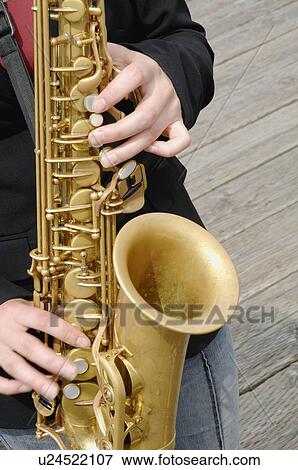 Stock Photo - Saxophone. Fotosearch