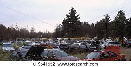 Stock Image - Scrap metal lot. Fotosearch