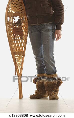Stock Photo - Snowshoes. Fotosearch