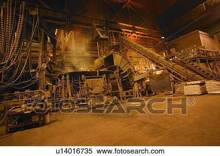 Stock Photography - Steel factory. Fotosearch