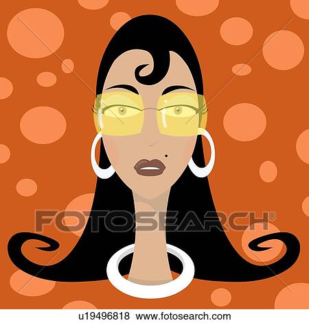 Stock Photo - Trendy Woman. Fotosearch