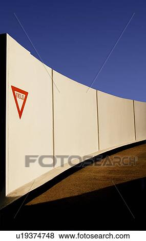 Stock Photo - Yield Sign. Fotosearch