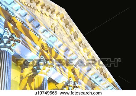 Stock Photography - Alberta Legislature Building at night. Fotosearch