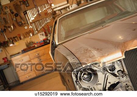 Car in need or work View Large Photo Image Stock Photo - Car in need or work. Fotosearch