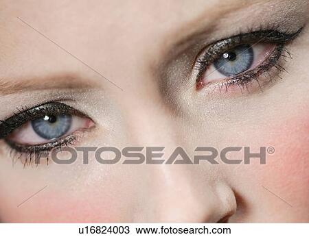 Close up of woman's eyes View Large Photo Image Stock Image - Close up of woman's eyes. Fotosearch