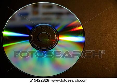 Stock Photo - Closeup of a CD. Fotosearch