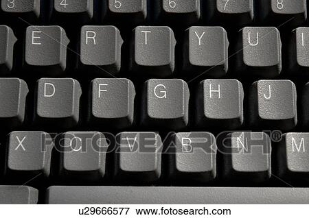 Stock Photo - Closeup of a computer keyboard. Fotosearch