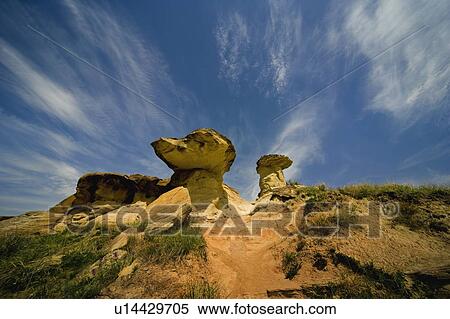 Dinosaur Provincial Park, Alberta View Large Photo Image Stock Photography - Dinosaur Provincial Park, Alberta. Fotosearch