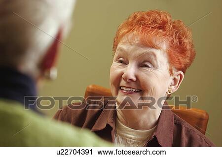 Elderly woman smiling View Large Photo Image Stock Image - Elderly woman smiling. Fotosearch