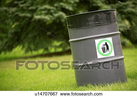 Garbage Can View Large Photo Image Stock Photo - Garbage Can. Fotosearch