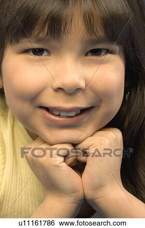 Girl smiling View Large Photo Image Stock Photograph - Girl smiling. Fotosearch