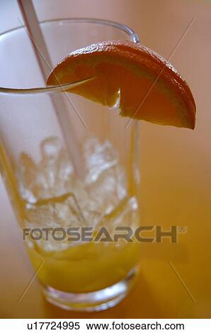 Stock Photography - Glass of orange juice. Fotosearch