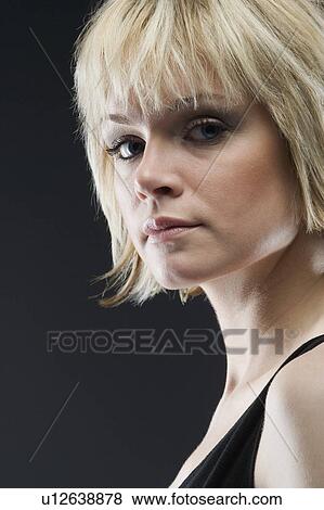 Head and shoulders of blonde beauty View Large Photo Image Stock Photo - Head and shoulders of blonde beauty. Fotosearch