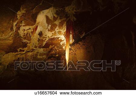 Picture - Inside of a cave. Fotosearch