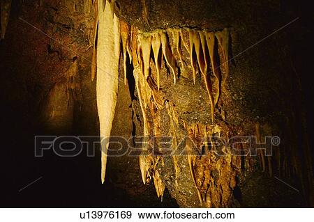 Inside of a cave View Large Photo Image Stock Photo - Inside of a cave. Fotosearch