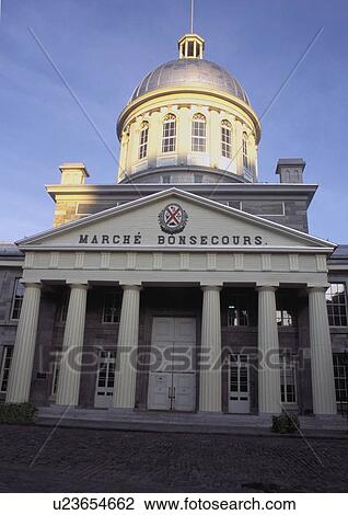 Stock Image - Marche Bonsecours. Fotosearch