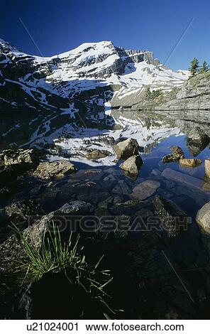 Stock Image - Merlin Lake, Banff National Park. Fotosearch