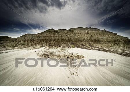 Moody landscape at Dinosaur Provincial Park View Large Photo Image Picture - Moody landscape at Dinosaur Provincial Park. Fotosearch